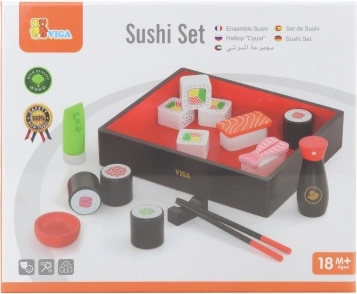 Drevená sada sushi pre deti