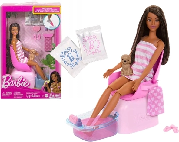 Barbie sada mani/pedi spa s doplnkami