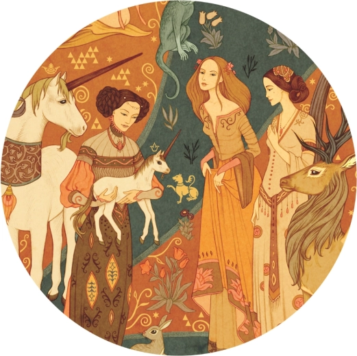 Čarovná fantasy ilustrácia