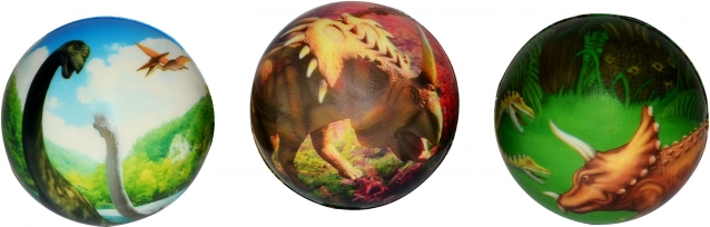 Loptička s dinosaurami 7 cm