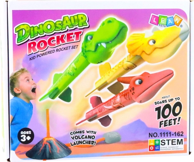 Vulkanický dizajn a dinosauria posádka