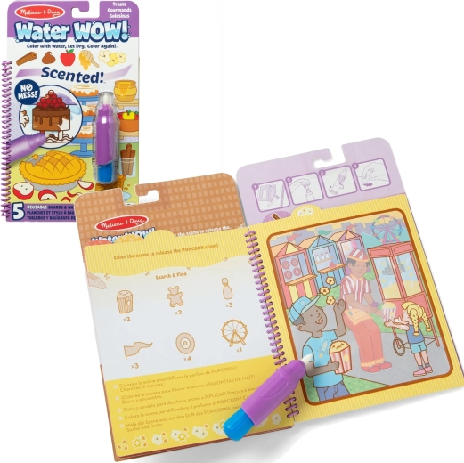 Melissa & Doug Water WOW! voňavé vodné omaľovánky Dezerty