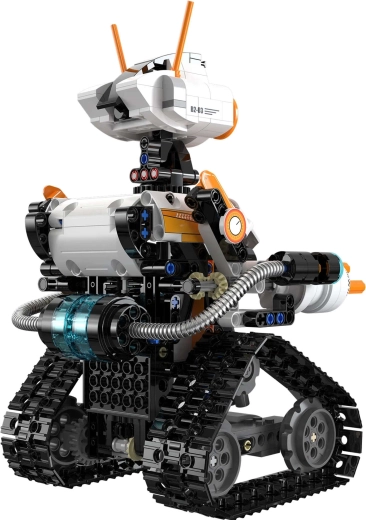 Pásový robot s pohyblivými časťami