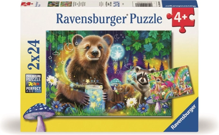Puzzle Priatelia z Čarovného Lesa 2x24 dielikov