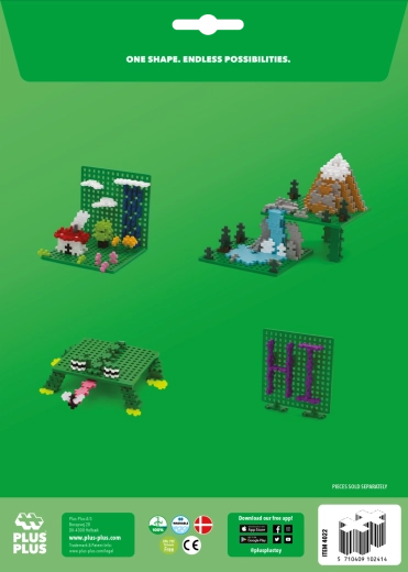 Plus-Plus podložka zelená (2 ks)
