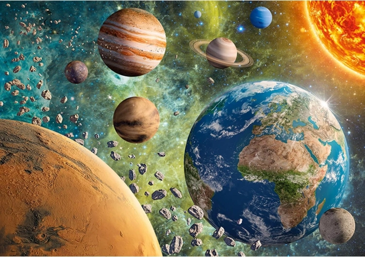 Cherry Pazzi puzzle Planéta Zem v galaxii 2000 dielikov