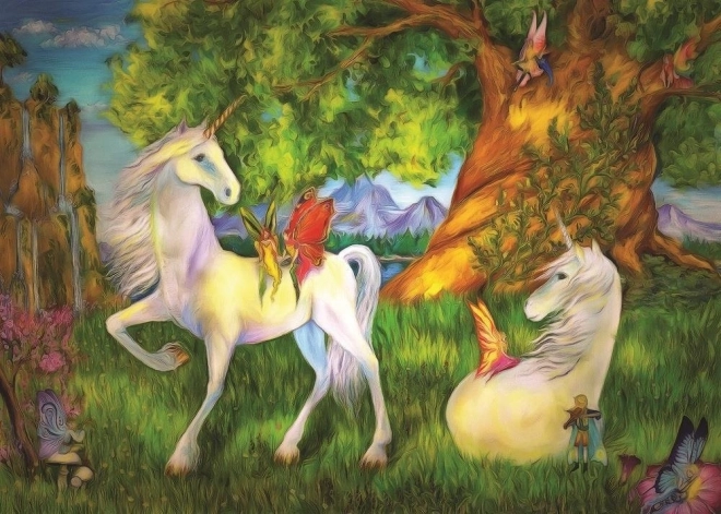 Puzzle jednorožce 100 dielikov