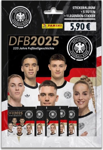 DFB 2025 – 125 rokov futbalovej histórie – štartovacia sada nálepiek
