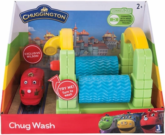 Chuggington umývacia linka s mašinkou