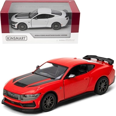 Kinsmart Ford Mustang Dark Horse 2024 kovový model v mierke 1:38 – 1 kus