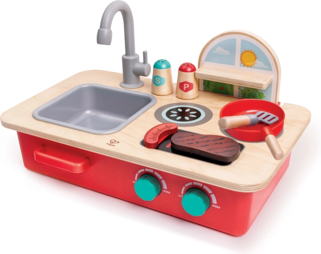 Stolová detská kuchynka Cook & Create so zvukmi a doplnkami
