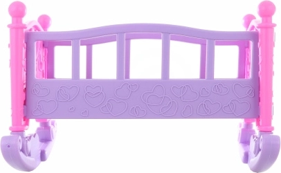 Plastová kolíska pre bábiky 45 cm