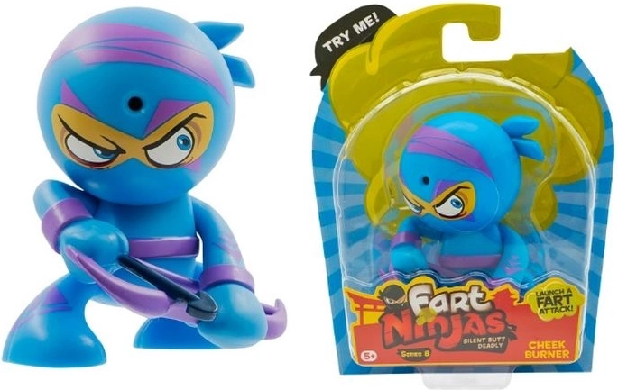 Fart Ninjas figúrka so zvukom Cheek Burner