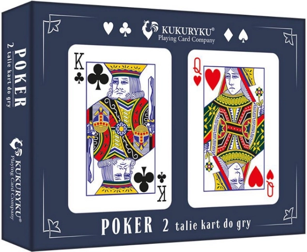 Sada pokerových kariet – 2 balíčky