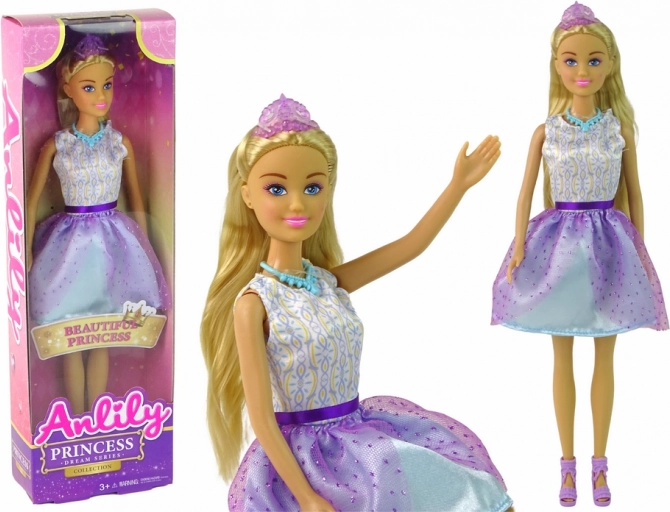 bábika Anlily Princess fialová princezná
