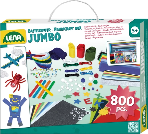 Lena kreatívny kufrík Jumbo 800 ks