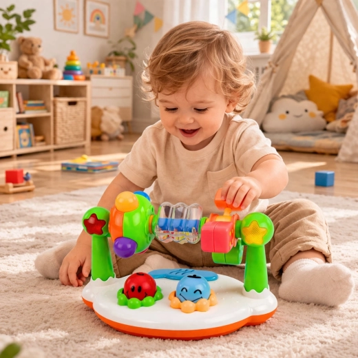 Hrkálka a rotujúce prvky pre jemnú motoriku