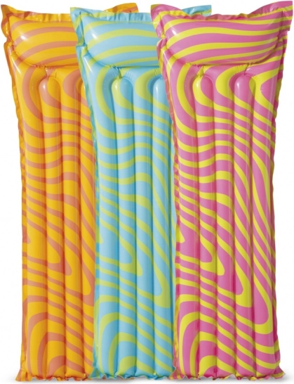 Nafukovací matrac s farebnou potlačou