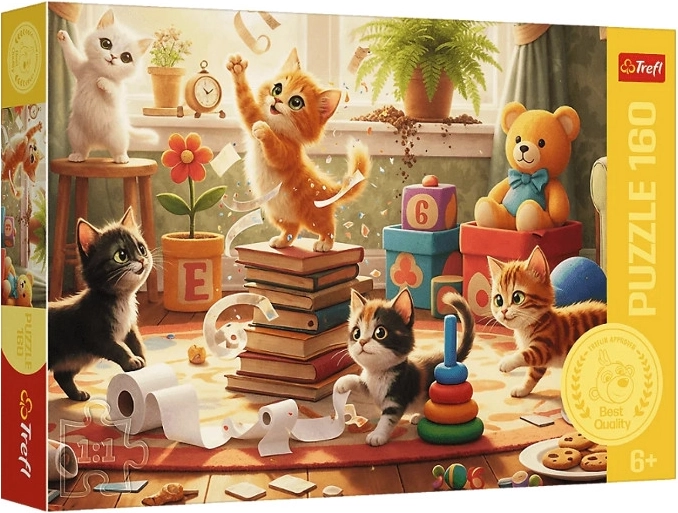 Puzzle Trefl Kocie psoty 160 dielikov