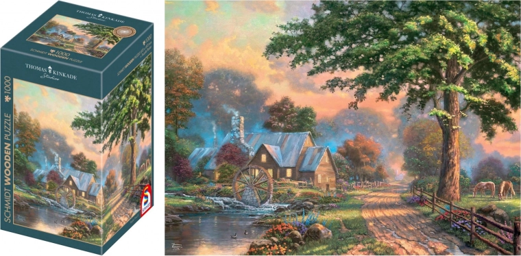 Schmidt drevené puzzle Jednoduchšie časy II, 1000 dielikov
