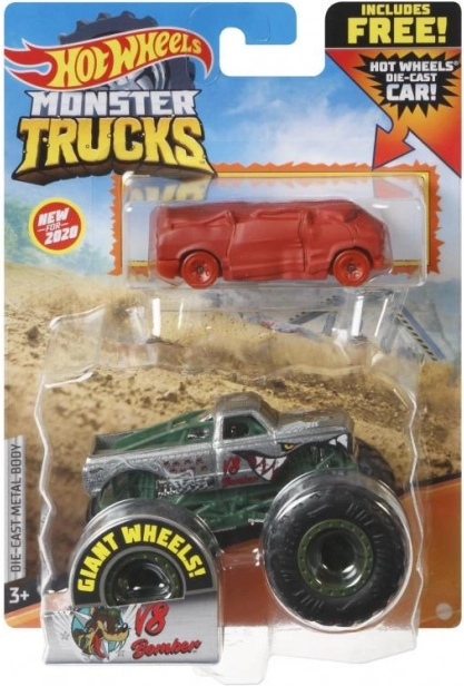 Hot Wheels Monster Trucks 1:64 s angličákom – Skeleton