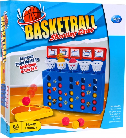 Logická arkádová hra "Basketball - 4 v rade"