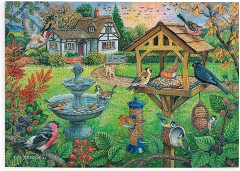 House of Puzzles Vtáčie kŕmidlo – puzzle s 500 veľkými dielikmi