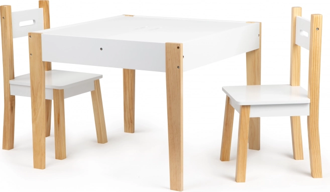 Detská sada stôl a dve stoličky ECOTOYS