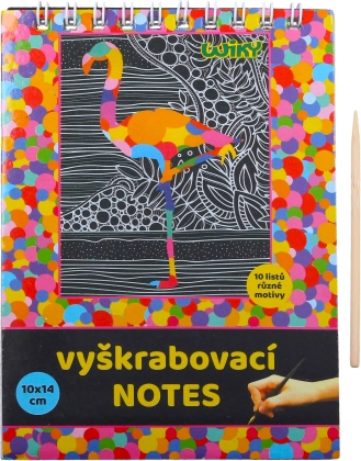 Škrabacie poznámky pre kreatívnu zábavu