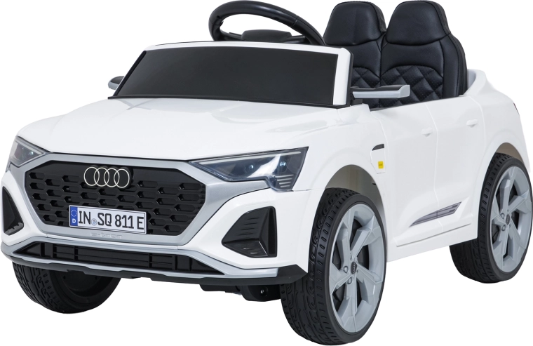 Elektrické autíčko Audi SQ8 pre deti s diaľkovým ovládaním, biele