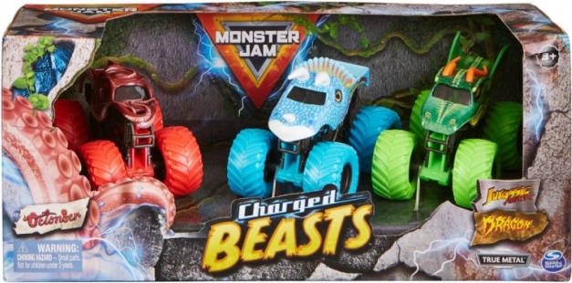 Vozidlo Monster Jam 1/64 3‑pack