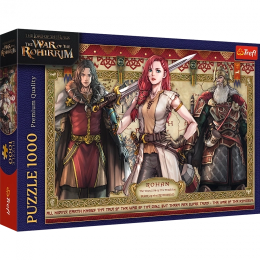 Puzzle 1000 Pán prsteňov: Vojna Rohirov