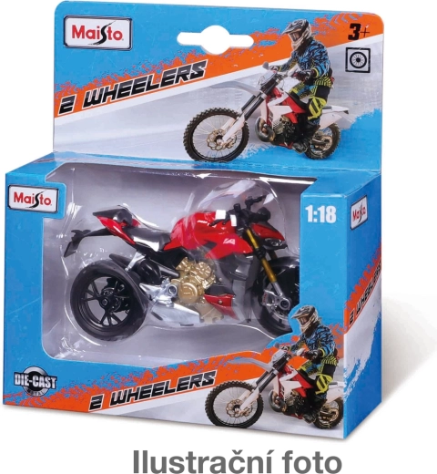 Maisto Wheelers kovový model motocykla 1:18