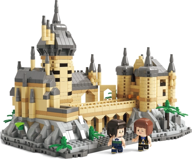 Detailný model magického zámku
