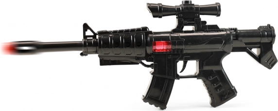 Hračka samopal pre akčné misie