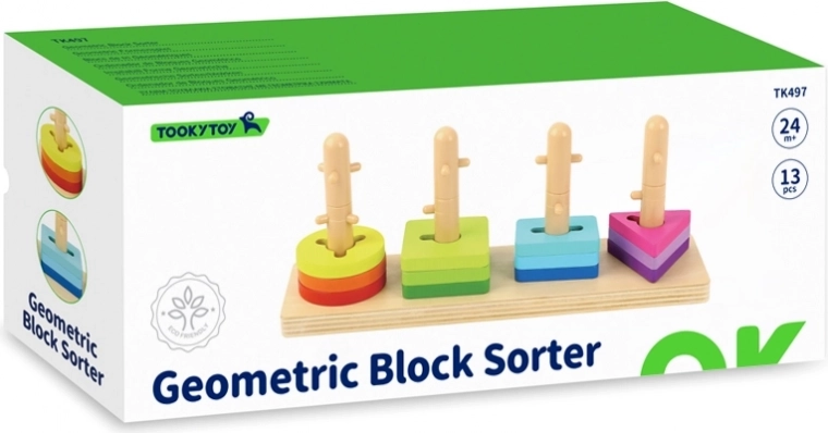 Pevná drevená základňa so štyrmi kolíkmi