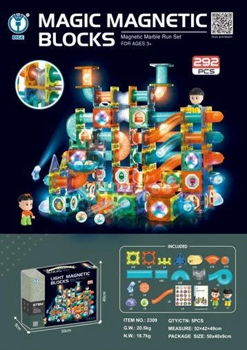 Magnetické stavebnice 292 dielov
