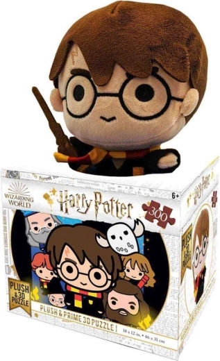 3D Puzzle Harry Potter 300 dielikov s plyšovou hračkou