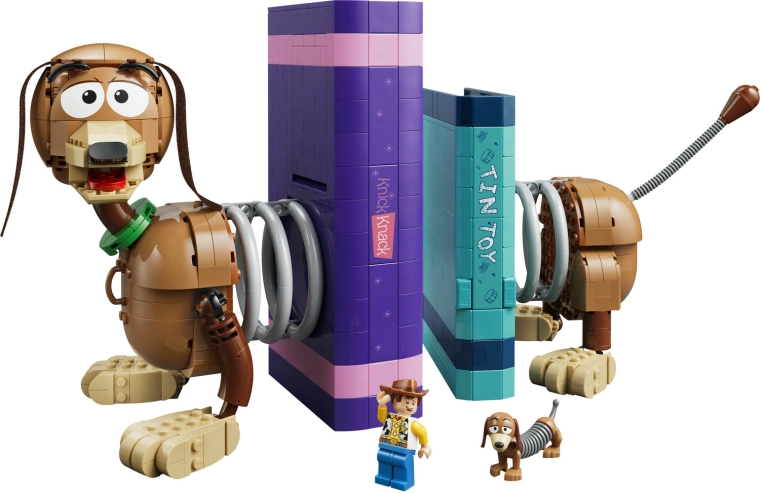 Polohovateľný model Slinkyho