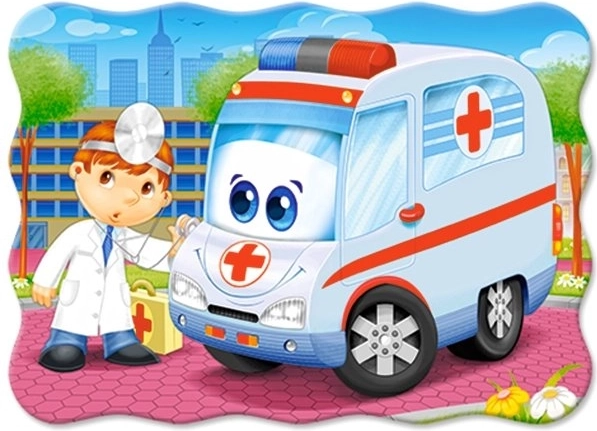 Puzzle Ambulancia Doktor 30 dielikov