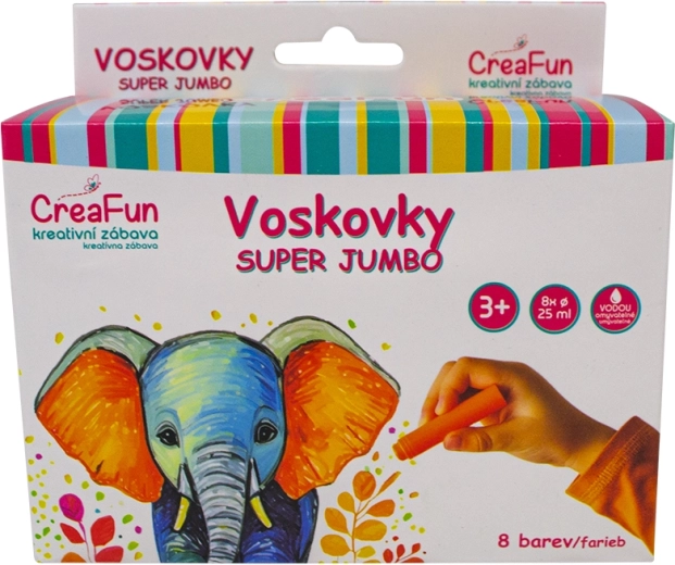 Voskovky Super Jumbo 8 farieb SPARKYS