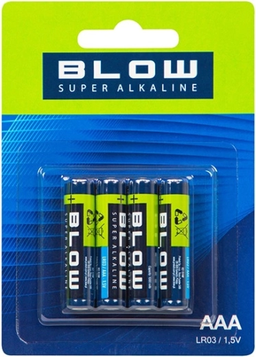 BLOW super alkalické batérie AAA (LR3) 4 ks