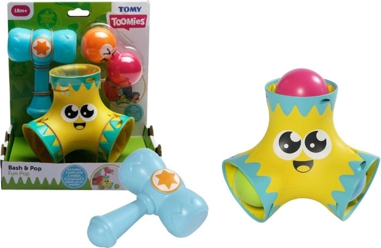 Tomy Toomies Veselé loptičky s kladivkom