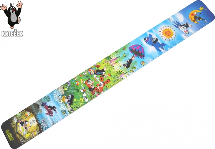 Nástenný meter Krtko 90 cm papier/kartón