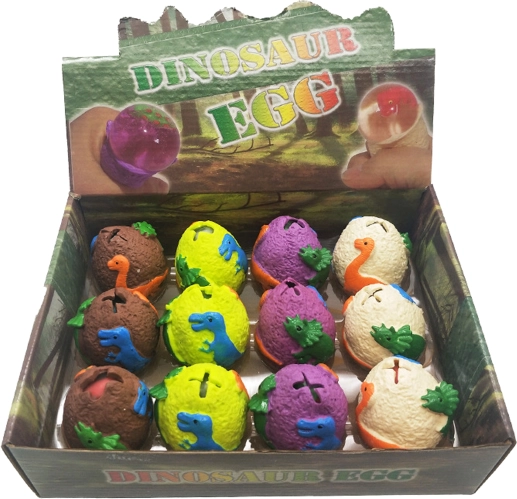Stláčacie dinosaurové vajce 7 cm