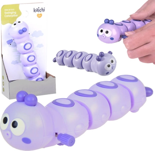 Natahovacia húsenica – farebná pohyblivá hračka pre deti