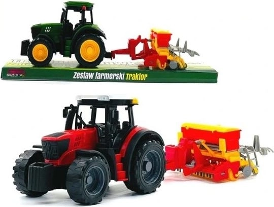 Traktor s poľnohospodárskym strojom