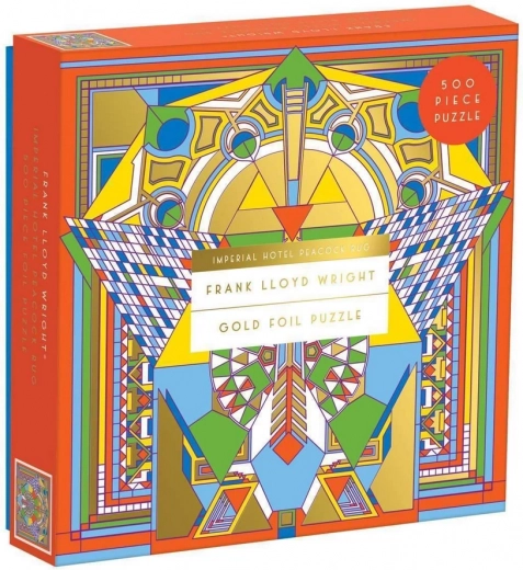 Metalické puzzle Frank Lloyd Wright – Hotel Imperial 500 dielikov