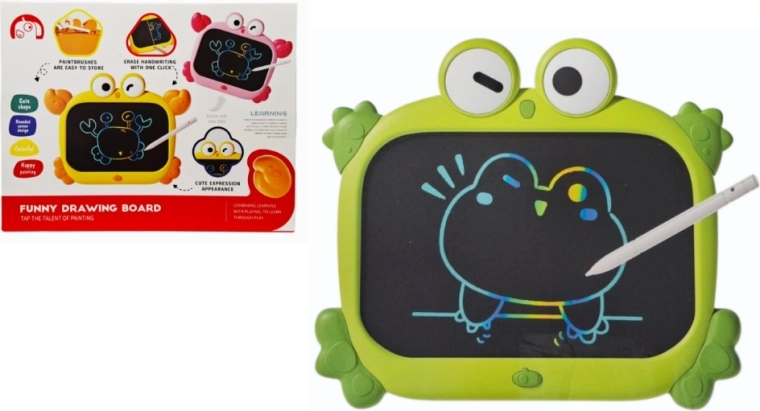 LCD kresliaci tablet v tvare žabky