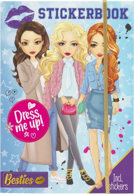 Kniha so samolepkami – obleč si svoju bábiku A4